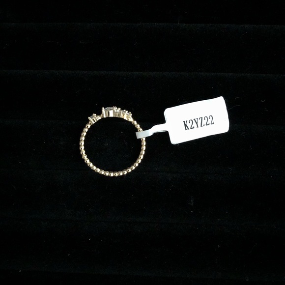 NWT 925 Gold Tone Ring - Picture 4 of 5